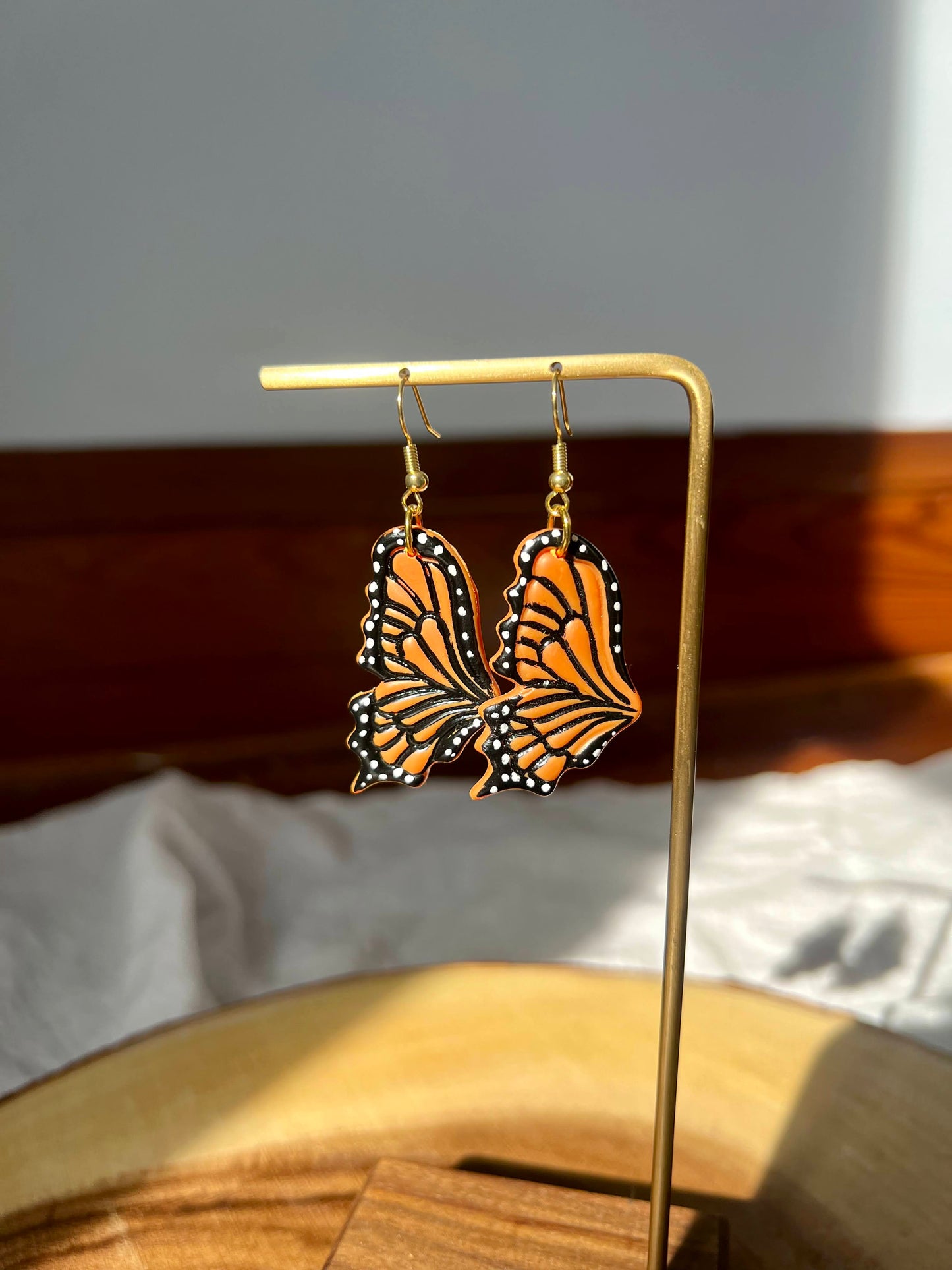 Monarch | Polymer Clay Dangle