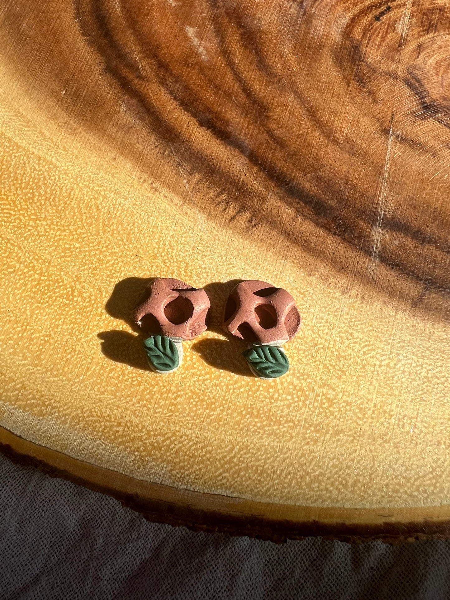 Mushroom Gals | Polymer Clay Dangles and Studs