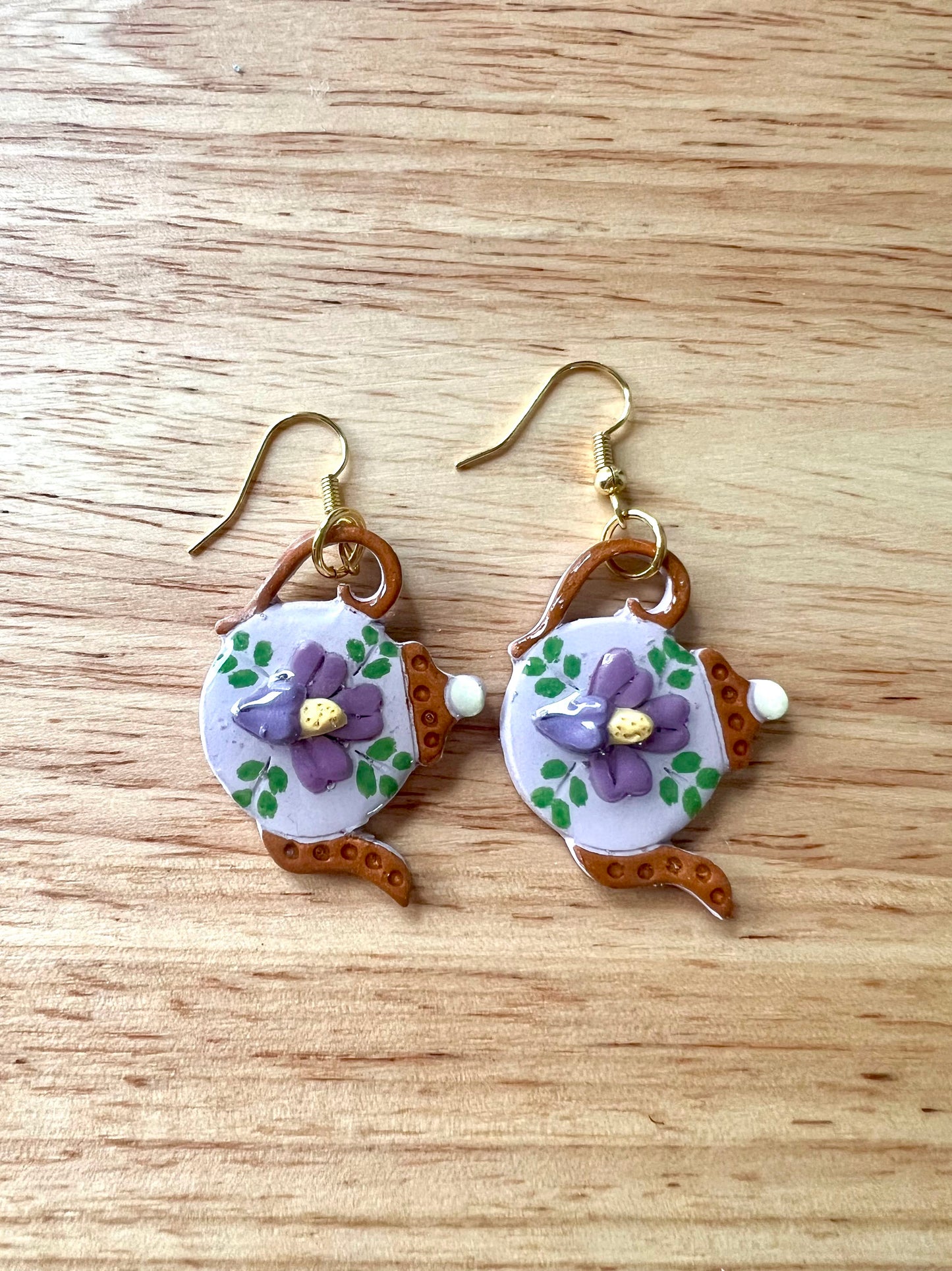 Put a Kettle On | Polymer Clay Dangle