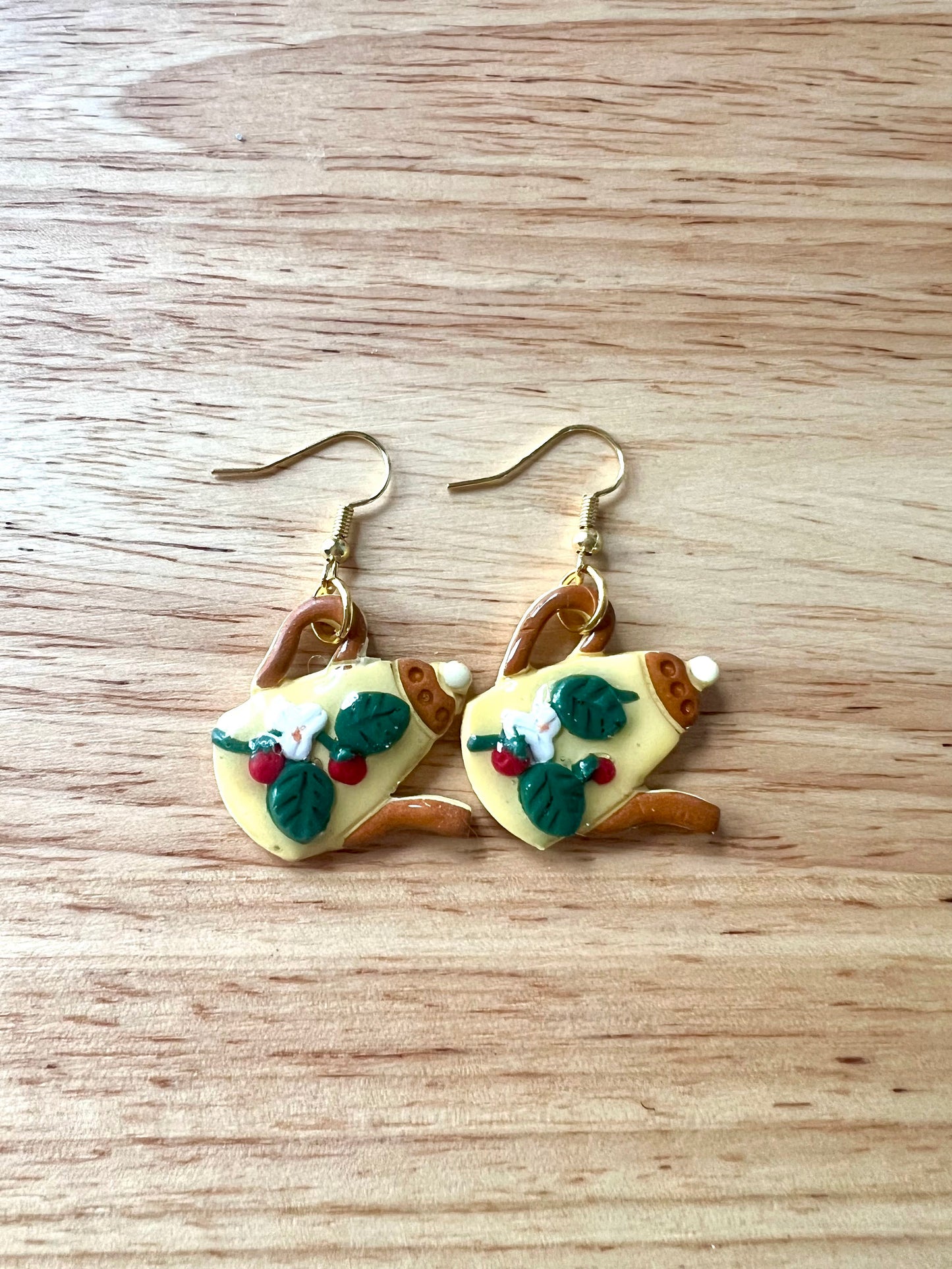 Put a Kettle On | Polymer Clay Dangle