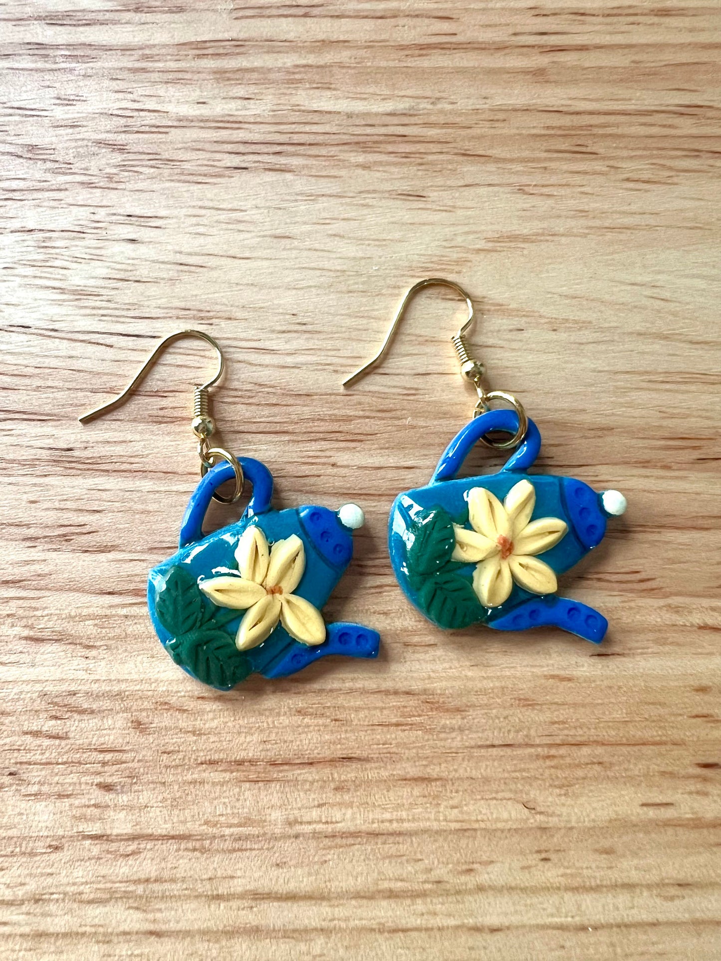 Put a Kettle On | Polymer Clay Dangle