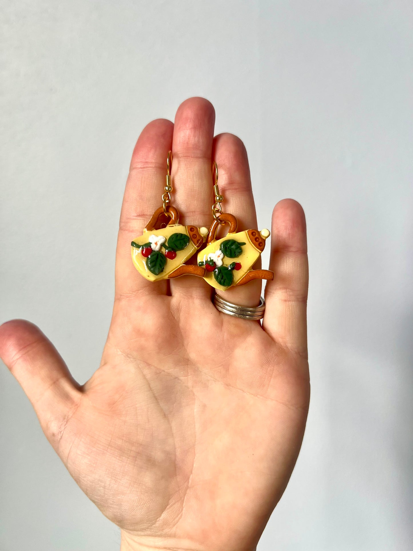 Put a Kettle On | Polymer Clay Dangle