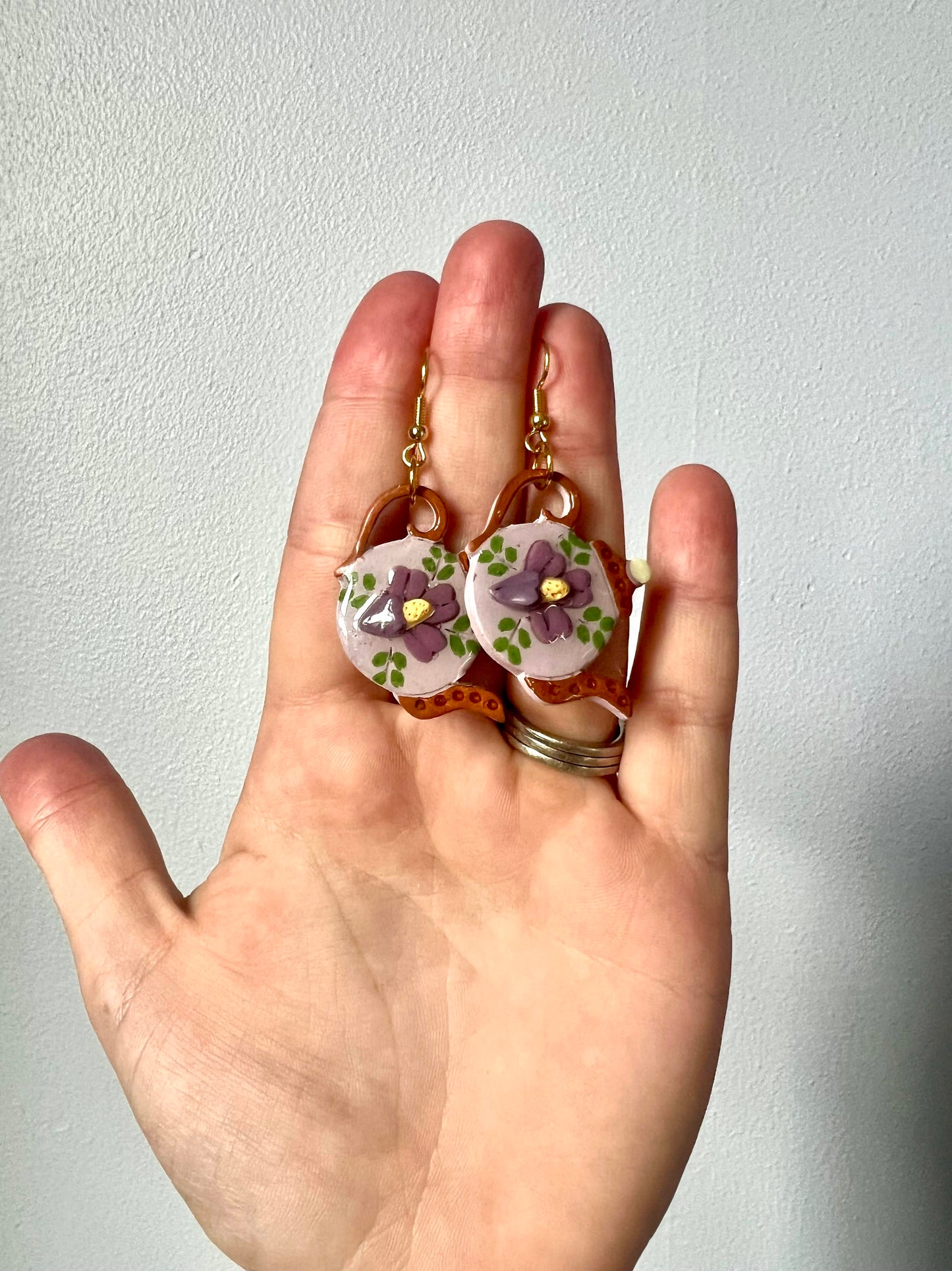Put a Kettle On | Polymer Clay Dangle
