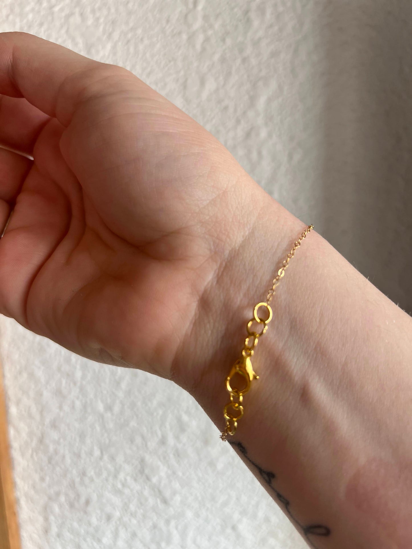 Gold Chained Bracelets: Aqua Serenity & Mauve Bliss