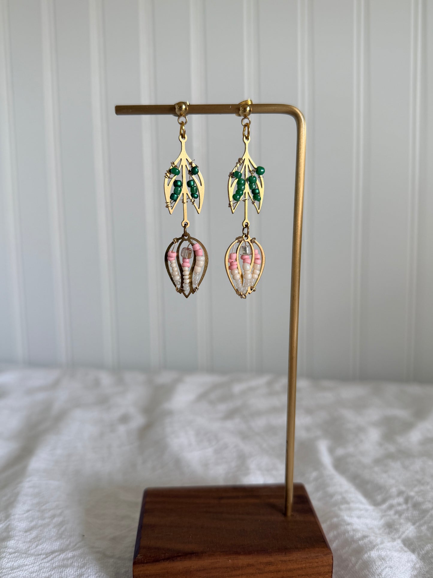 Beaded Tulip Dangle