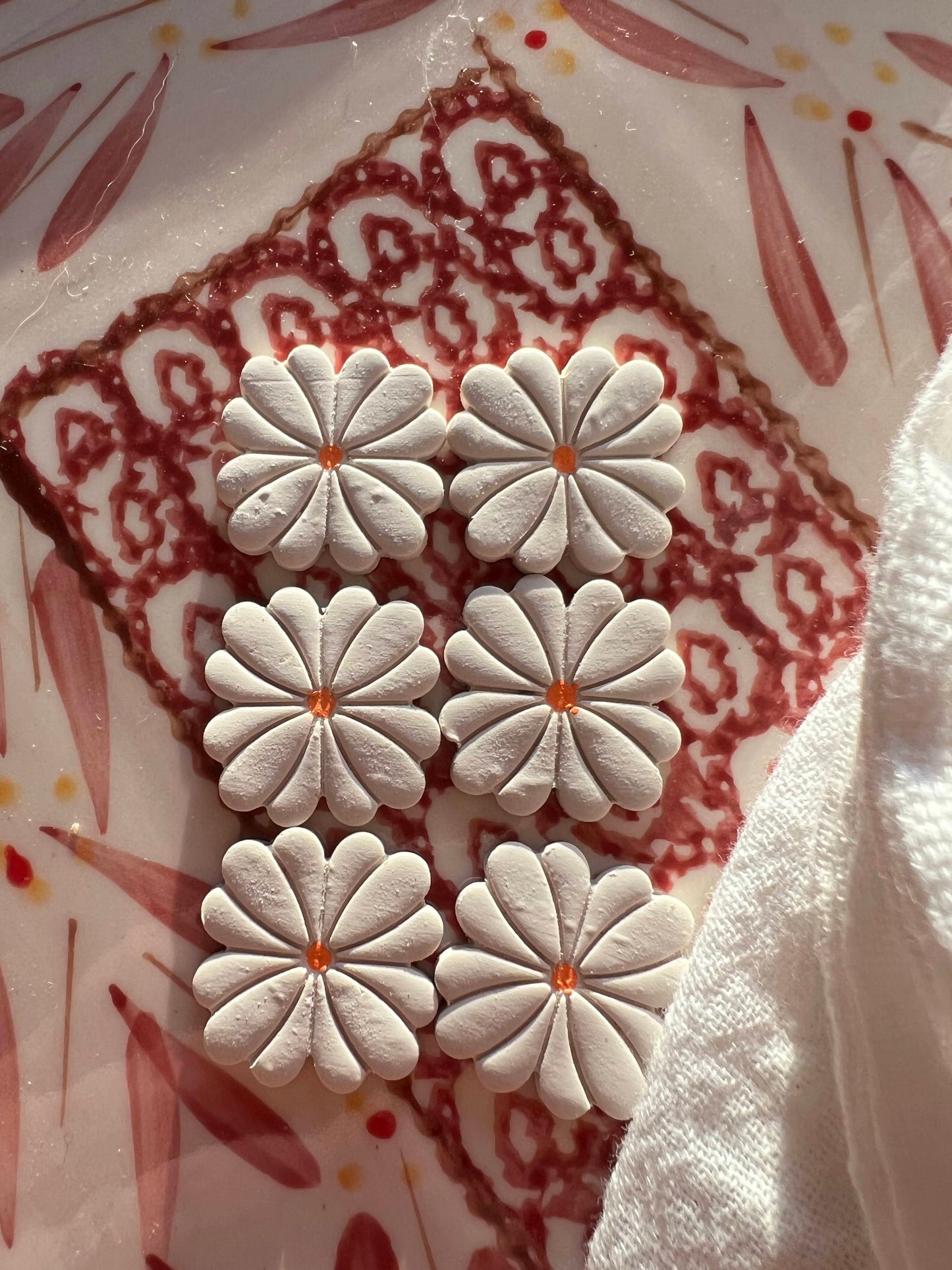 Daisy | Polymer Clay Drop Earring