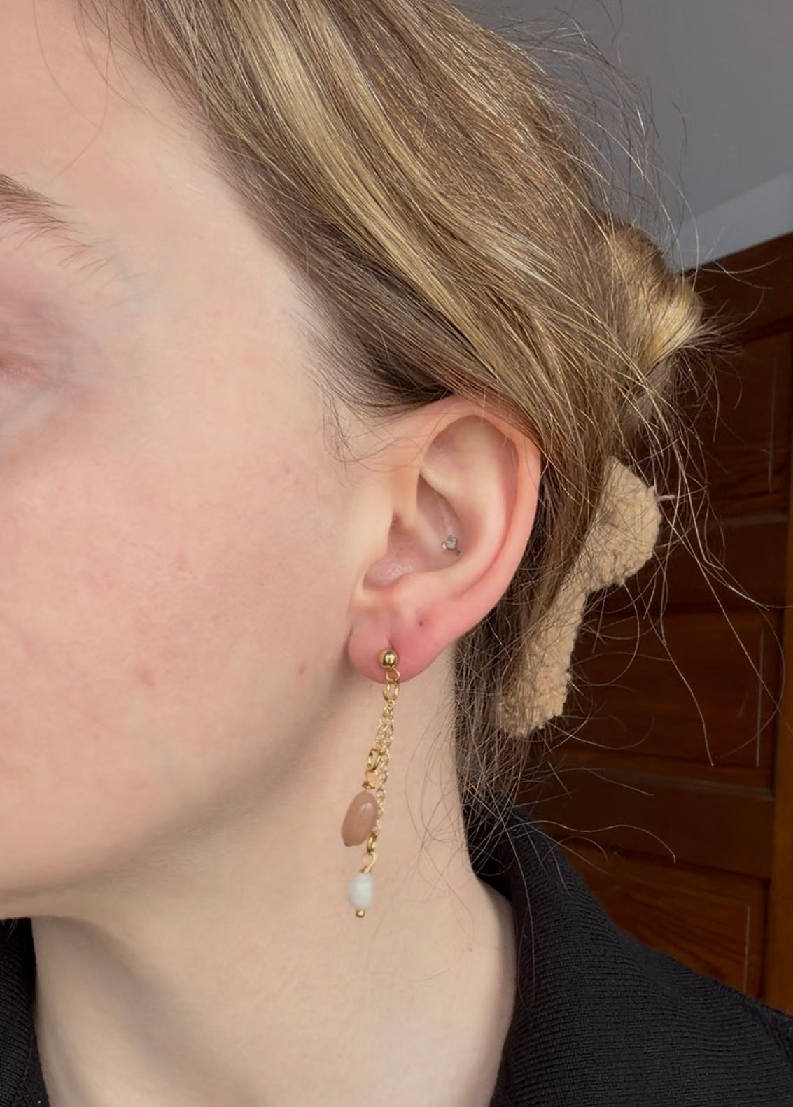 Lara | Double beaded dangle