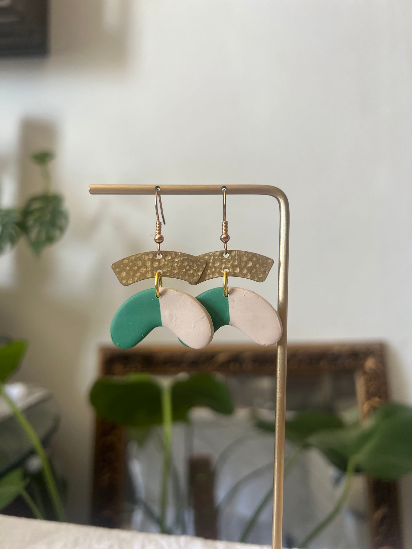 Era- Polymer clay drop earring