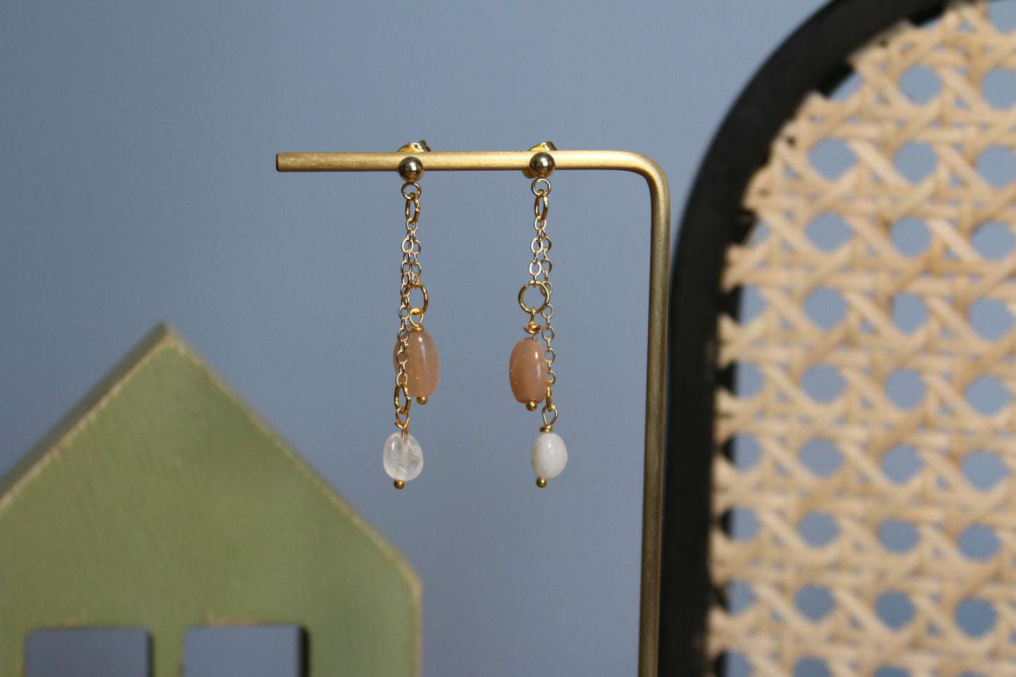 Lara | Double beaded dangle