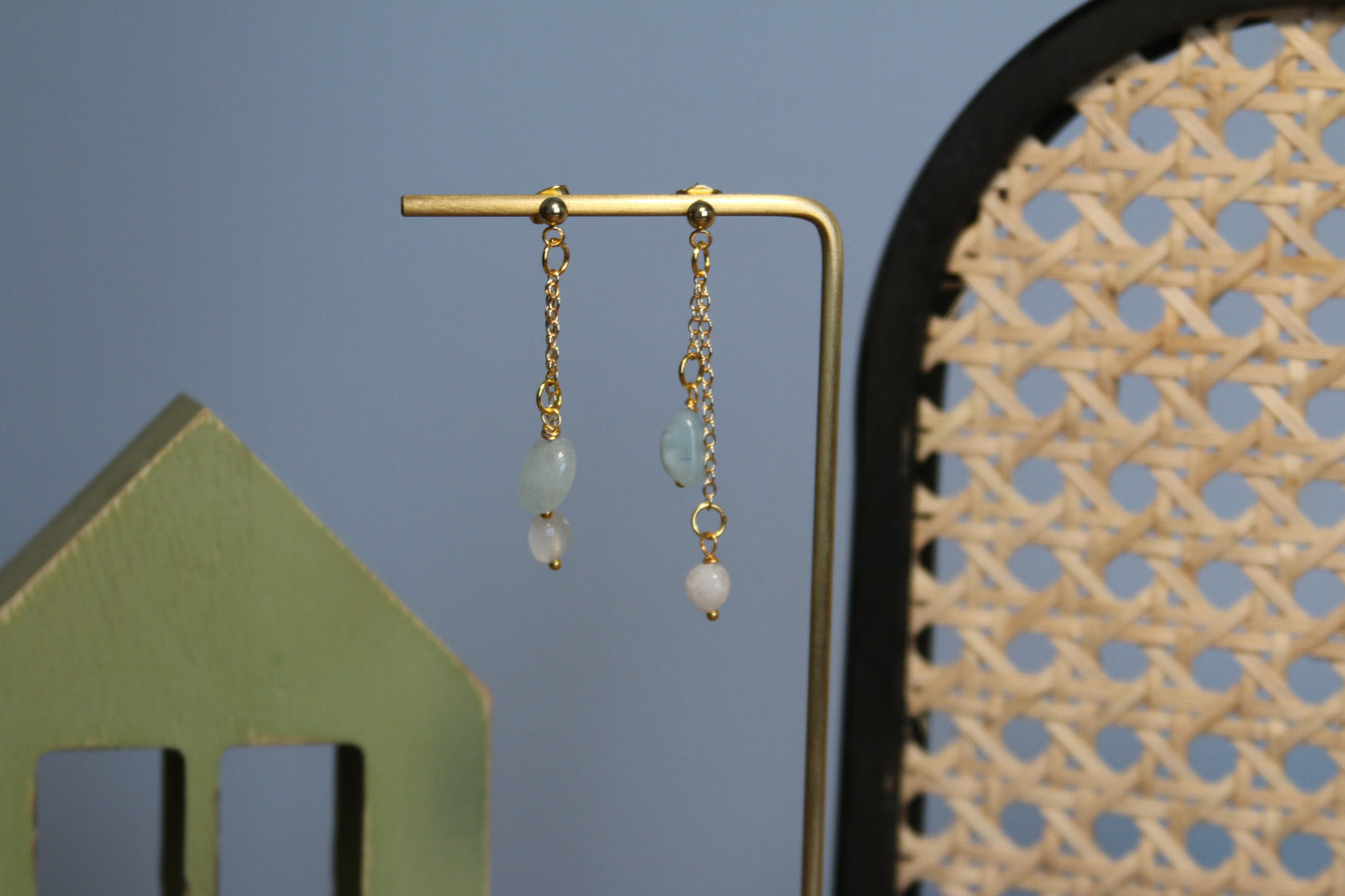 Lara | Double beaded dangle